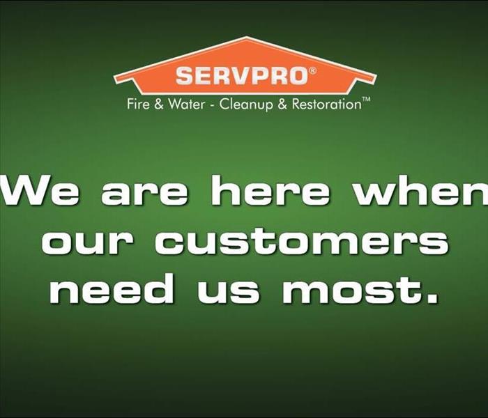 SERVPRO logo with quote